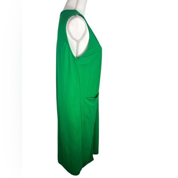 Zara Green Dress with Pockets and Slits Size S - Picture 4 of 8
